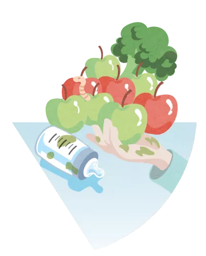 Forgetting or neglecting to wash hands before handling food, leading to exposure to germs that cause diarrhoea1,5