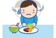 Child has abdominal pain and a poor appetite
