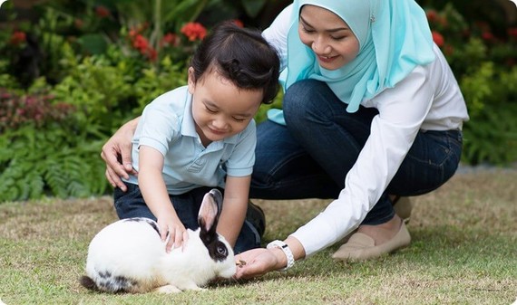 Family with Pets