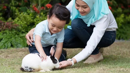 Family with Pets