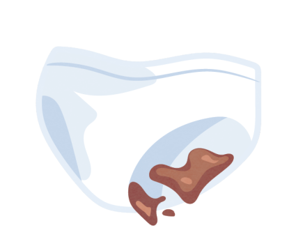 Poop stains on your child’s underwear1